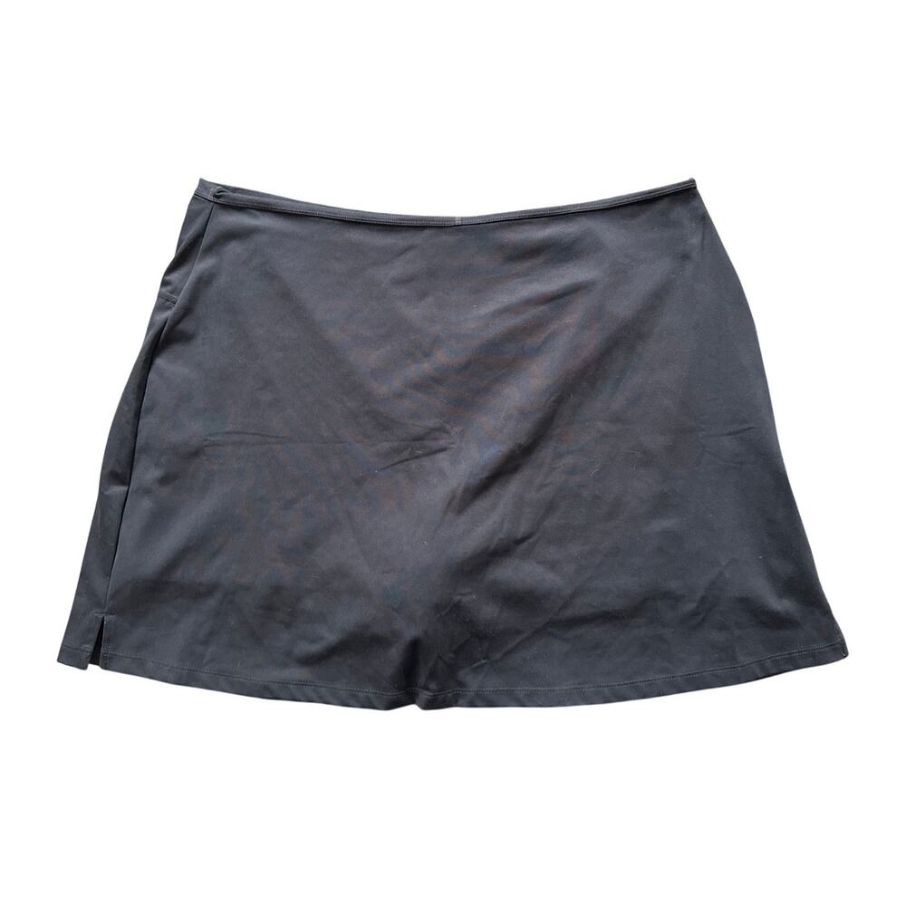 Girlfriend Collective Black Sport Skort Size 4XL